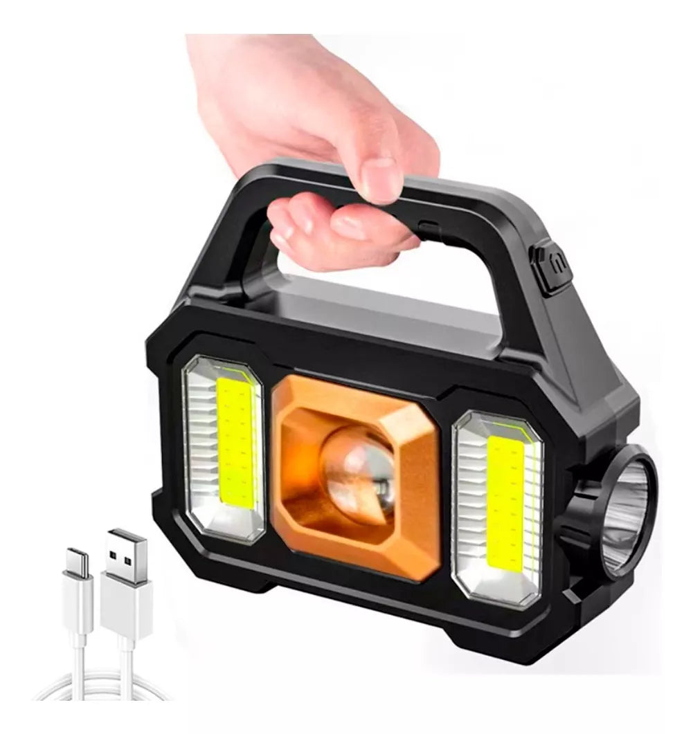 LINTERNA SOLAR Y CARGA USB  POTENTE / Envío gratis