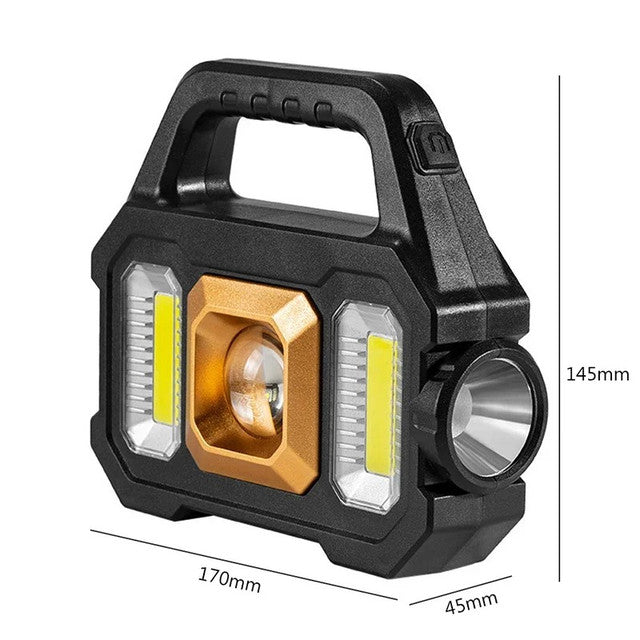 LINTERNA SOLAR Y CARGA USB  POTENTE / Envío gratis